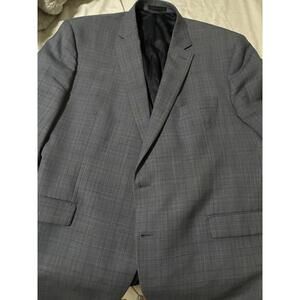 Wool Blend Light Weight Blue Gray Men’s Blazer Ralph Lauren 48R